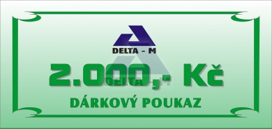 Dárkový poukaz 2000 Kč