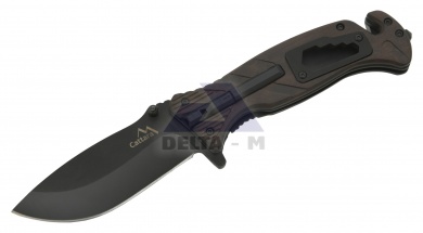 Nůž zavírací BLACK BLADE 21cm + pojistka