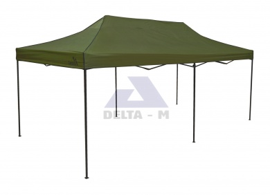 Párty stan nůžkový 3x6m zelený WATERPROOF