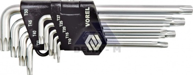 Klíče torx 9ks T10-T50