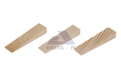 Klínky montážní 100x25x16-1mm 14ks dřevěné