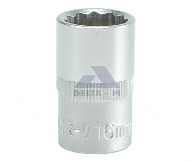 Hlavice 1/2" 16mm 12tihran CrV