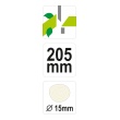 Nůžky zahradní 205/15mm