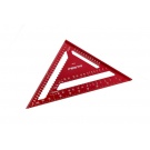 Trojúhelník Al 30cm 90-45st. červený