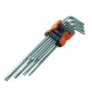 Klíče torx 9ks - T10-T50 prodloužené CrV