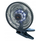 Ventilátor SILENT 210mm AKU nabíjecí 2000mAh s osvětlením klips