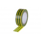 Páska izolační 19mmx10m PVC žluto/zelená