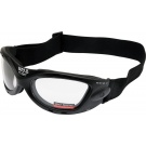 Brýle ochranné 2876 s gumou černé